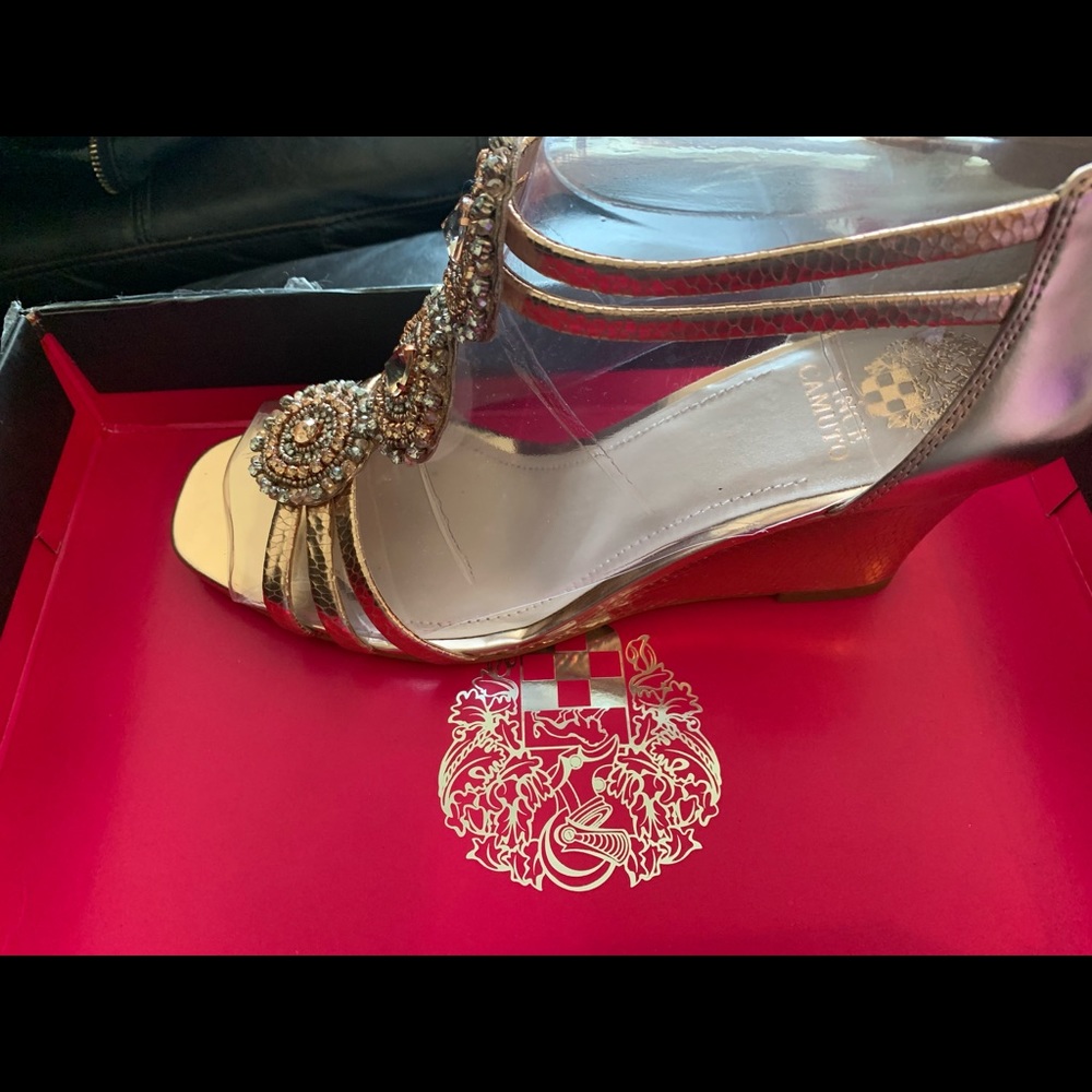 Beautiful Vince Camino - Rose Gold Snakeskin